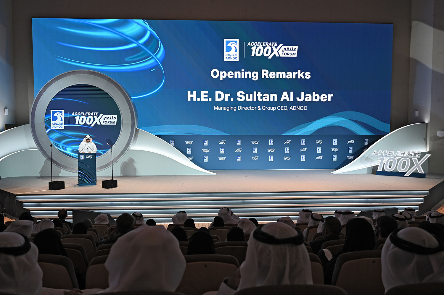 adnoc-accelerate-100x-opening-remarks-led-stage-abu-dhabi-2022