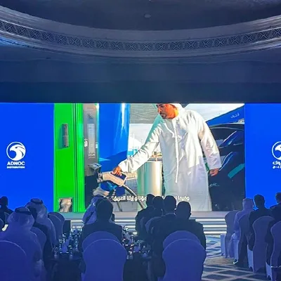 adnoc-conference-led-screen-ev-charging-presentation-uae