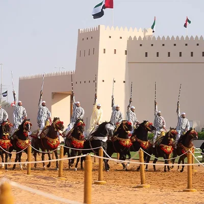 cavalry-horsemen-fort-national-day-parade-uae