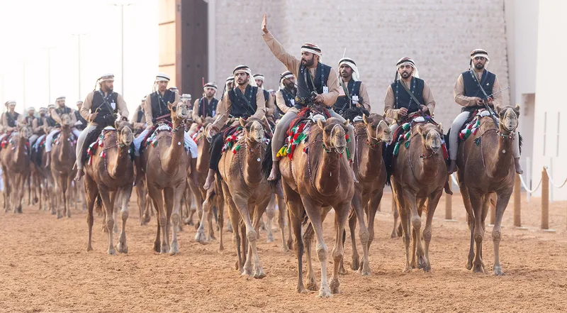 al-wathba-tribal-parade-camel-riders-procession-2023