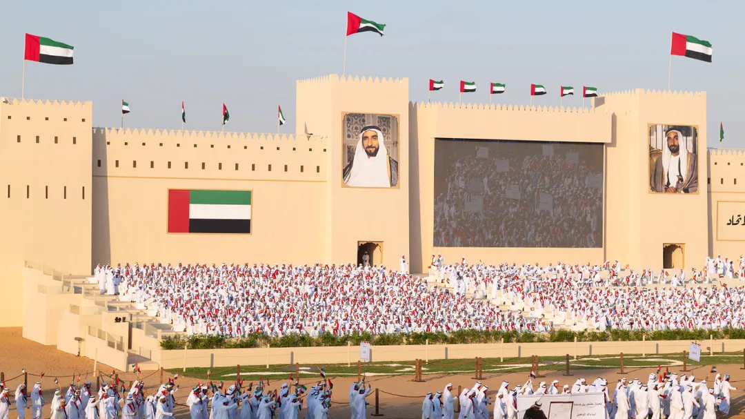 al-wathba-tribal-parade-crowd-filled-stands-2024
