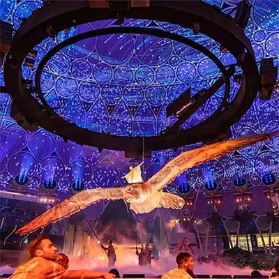 flying-eagle-prop-opening-ceremony-production-uae
