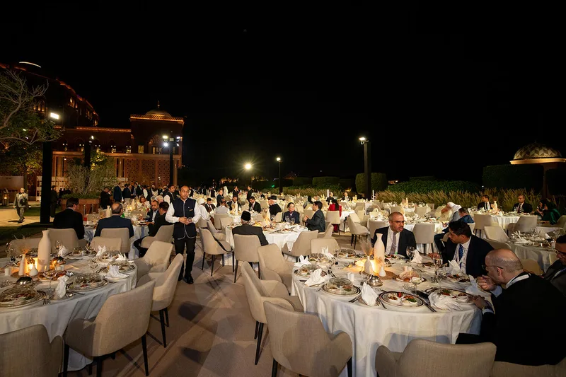 global-faith-leaders-gala-dinner-outdoor-tables-setup-2023