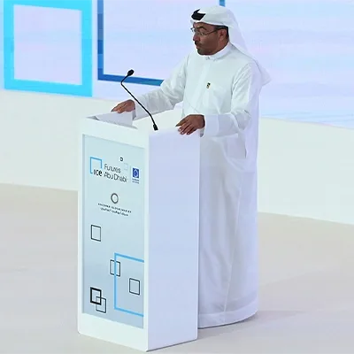 idex-abu-dhabi-speaker-podium-corporate-event-uae