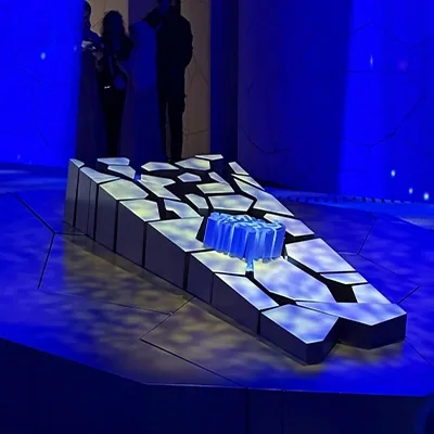 interactive-floor-sculpture-blue-lighting-activation-uae