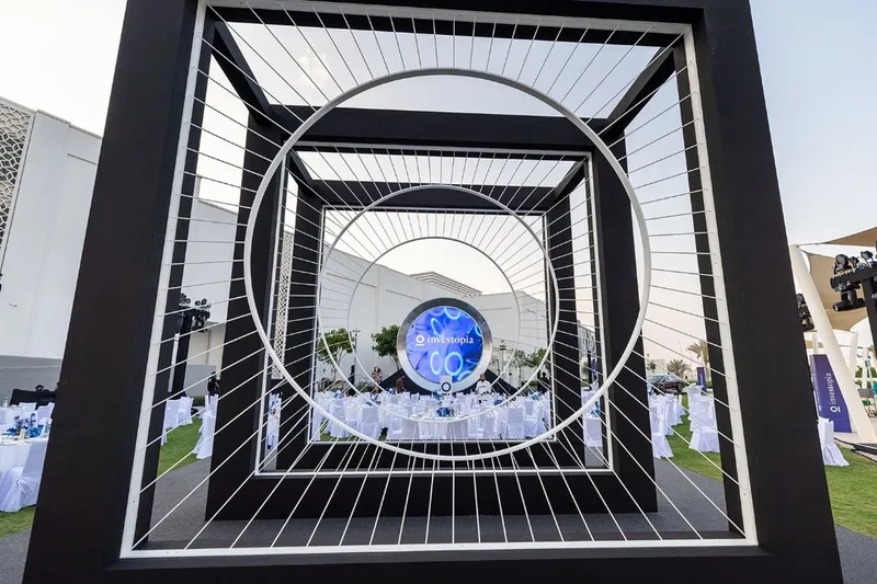 investopia-2023-custom-event-structure-architectural-design