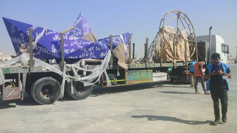 riyadh-season-opening-paper-boat-transport-truck-2022