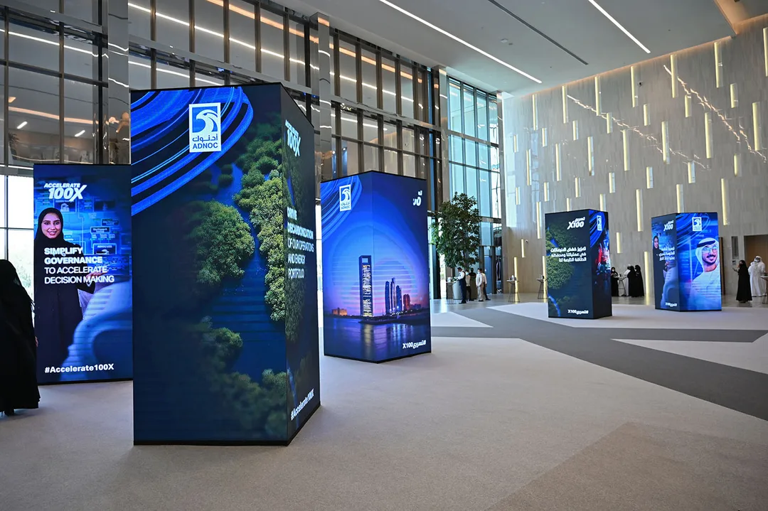 adnoc-accelerate-100x-digital-content-pillars-abu-dhabi-2022